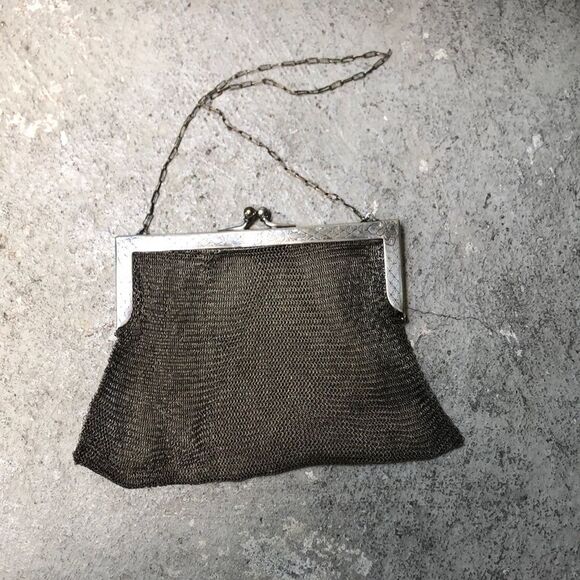 Antique Chain mail  purse - Picture 1 of 7